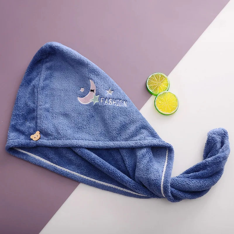 Dry Hair Cap Bath Cap with Water Absorption Fast Dry Hair Towel Being Soft without Falling Hair Super Strong Water Absorption