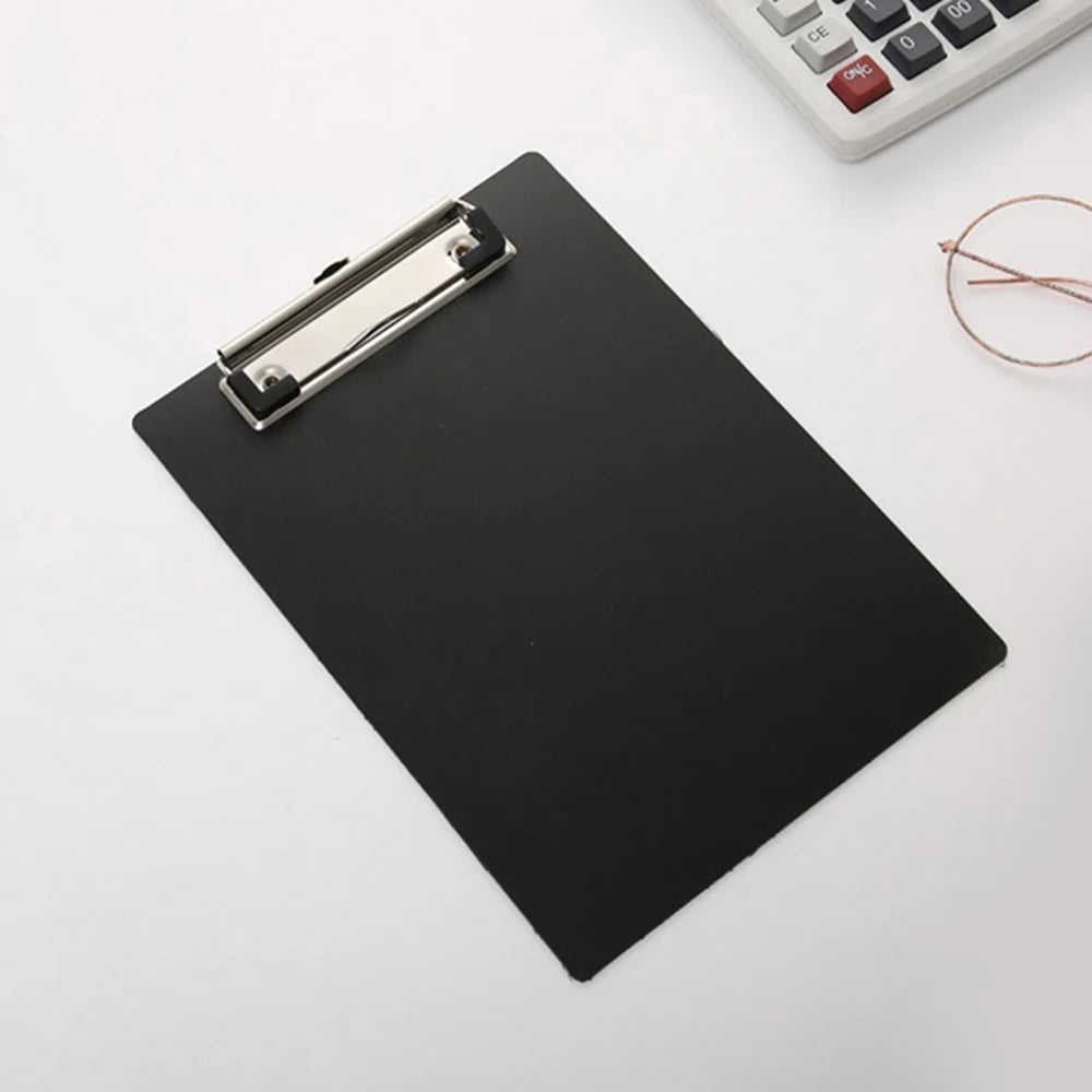 A5 File Holder Clip Document Holder Clipboards Clip Writing Pad Test Paper Clipboard Office School Supply File Folder Stationery