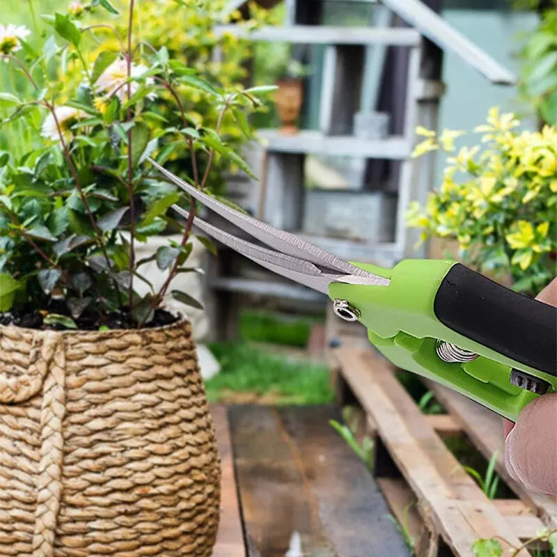 Tijeras de jardín, tijeras de podar de jardín, tijeras de rama de flor antideslizantes que ahorran trabajo, tijeras de frutas y verduras, fr