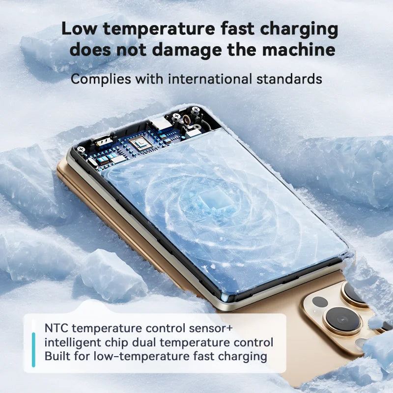 KUULAA Magnetic Power Bank 10000Ah Wireless Portable charger 20W Fast Charging For magsafe For iPhone 16 15 14 Por Max PowerBank