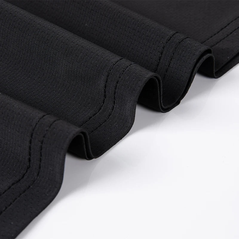 Men's Vest Black Breathable Quick-Drying Polyester Fiber Sports Sleeveless Vest Suitable for Gym Running and Training Casual