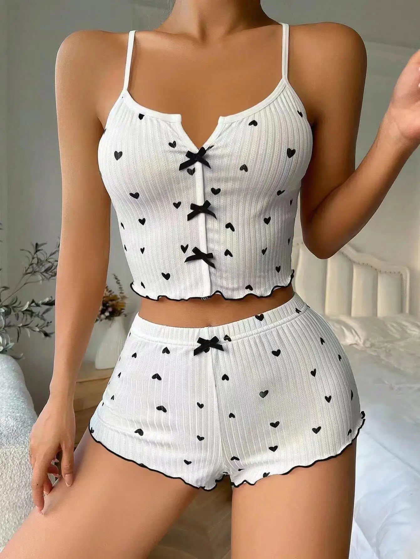 Women's Pajamas Set Pyjamas Femmes Sexy’ Pijama Pajama Set Woman Pyjama Short Femme Summer Sets Sleepwear Shorts Clothes Sleep
