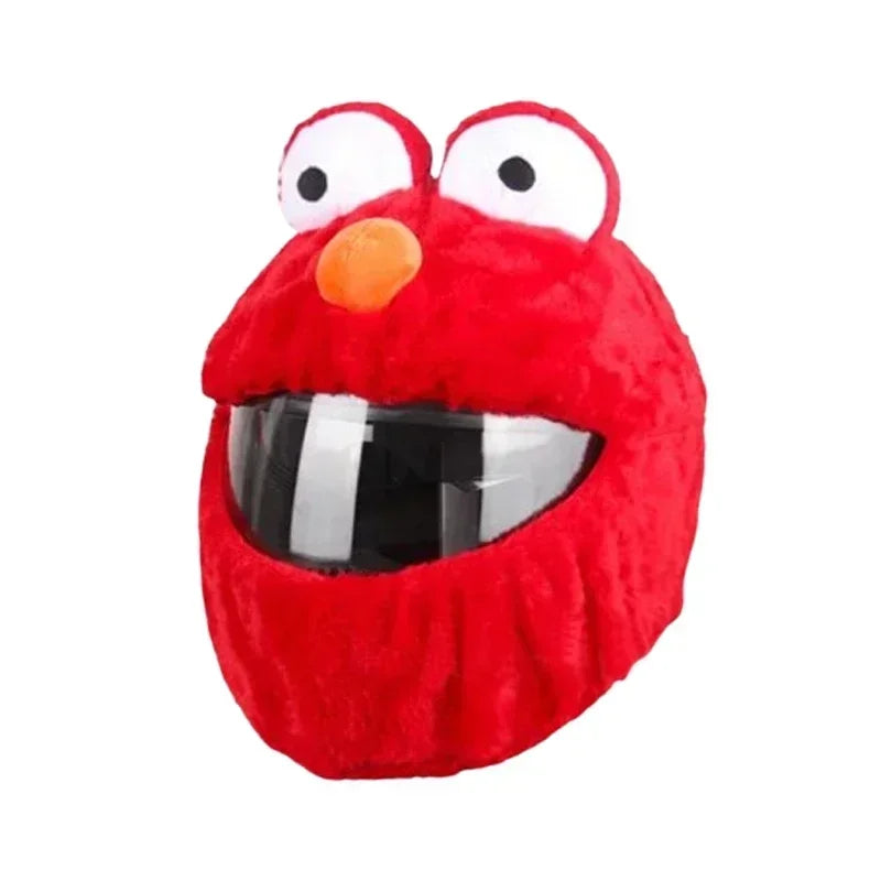 Christmas Motorcycle Helmet Cover Santa Claus Hat Full Face Funny Plush Motorcycle Helmet Decorative Motorcycle Ski Accessories