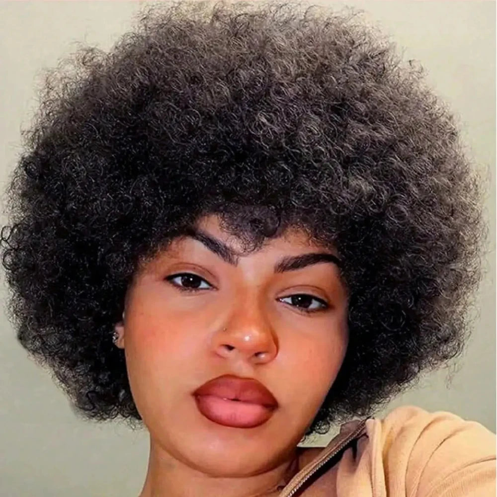 Afro Kinky Curly Pixie Wig