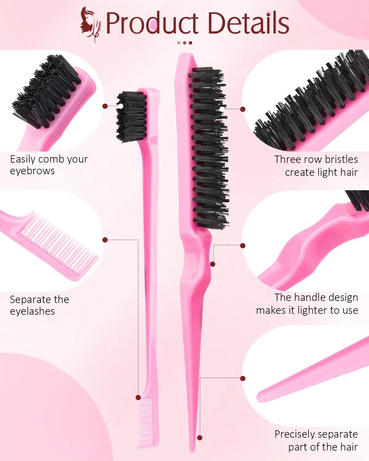 Hair Styling Comb Set (8PCS)