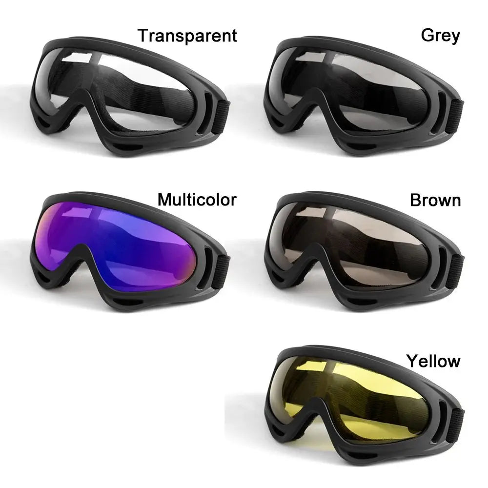 Gafas de esquí protectoras contra el viento y el polvo para deportes al aire libre, snowboard, moto y ciclismo en invierno
