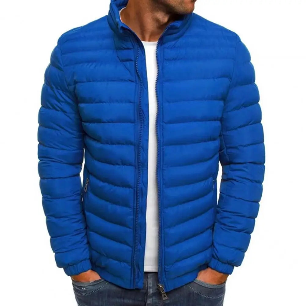 Men’s Stand Collar Puffer Jacket