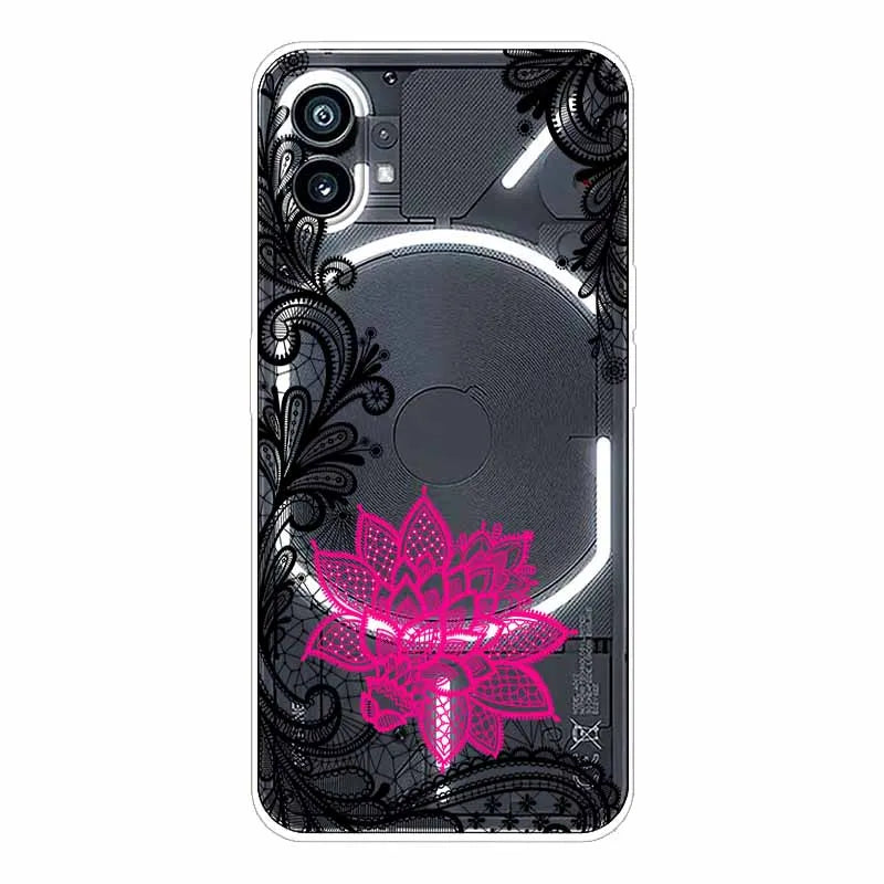 Case for Nothing Phone 1 Cover Transparent Soft TPU Silicone Cases for Nothing Phone One Phone 1 Clear Coque Cute Phone1 2022