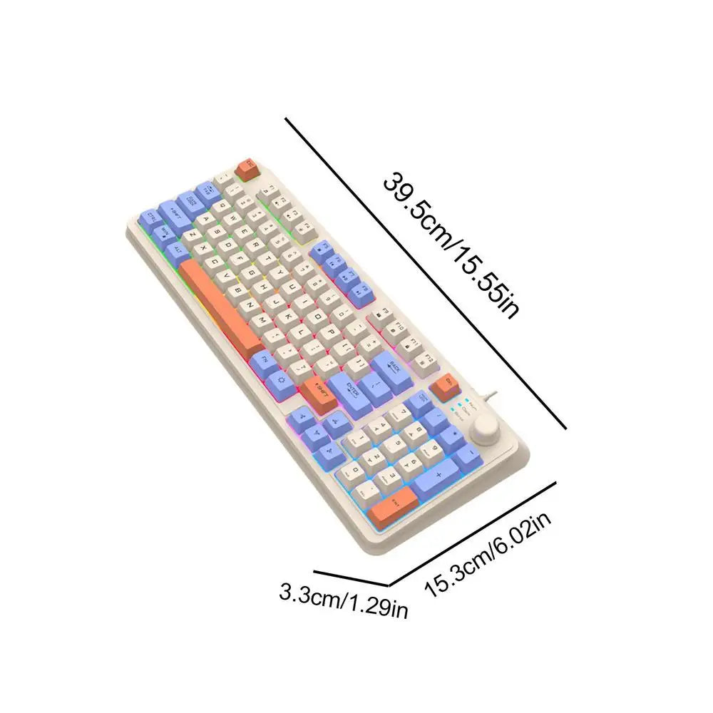 K82 Tricolor Backlit Keyboard