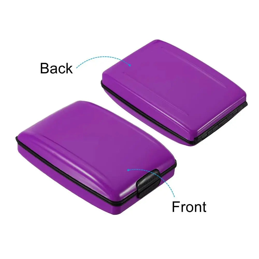 Large Capacity Credit Cards Holder Card Case Anti-Theft RFID Blocking Wallet Dust-proof Lightweight Airplane Ticket Protector