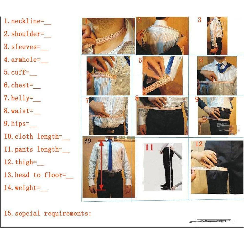 Luxury Suits for Men 3 Piece Jacket Pants Vest Sets Single Breasted Peak Lapel Regular Length Male Clothing High Quality Outfits
