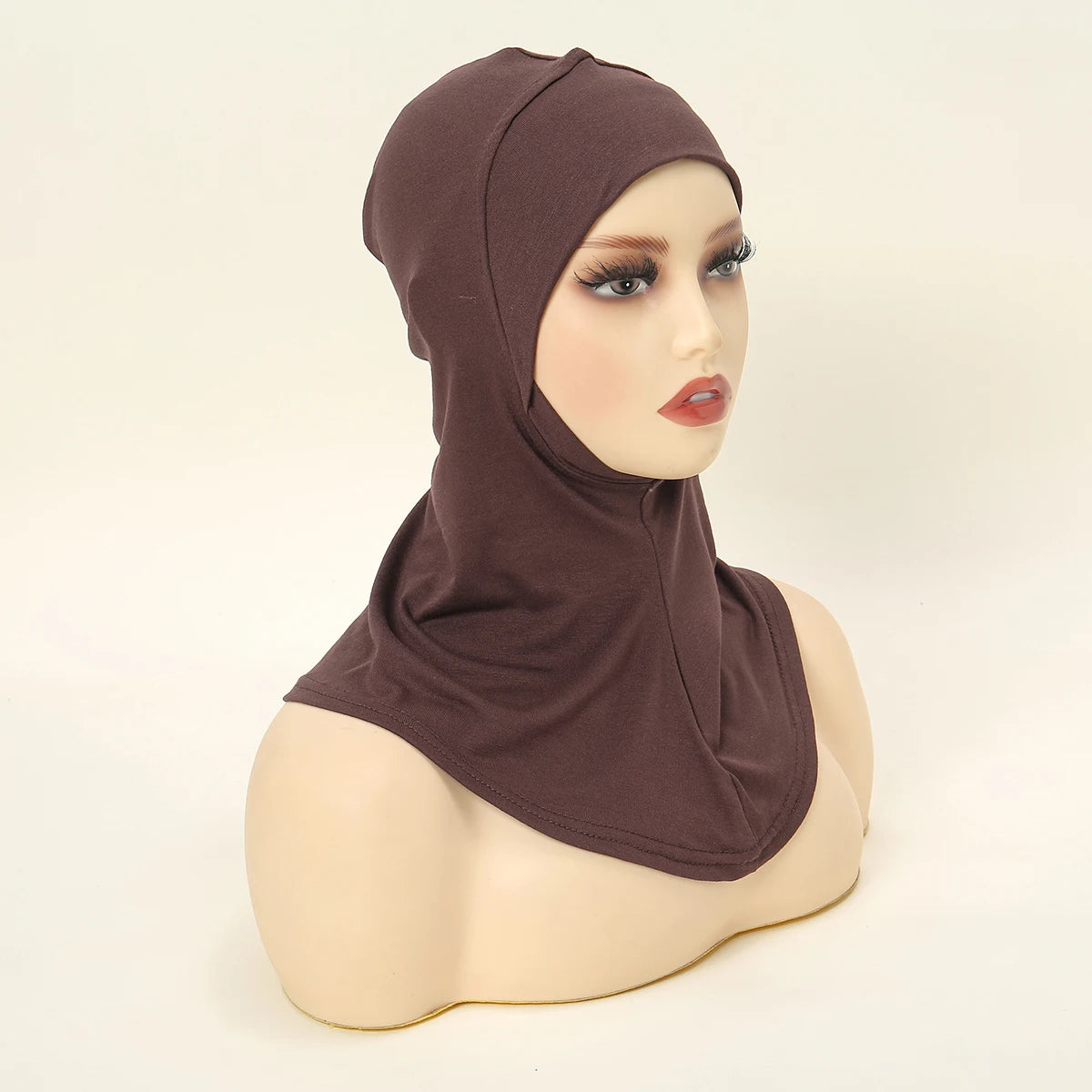 Hijabs musulmanes de gran venta, gorro interior de cobertura total para mujer, de algodón elástico, liso, underscarf, nuevo turbante de diadema interior