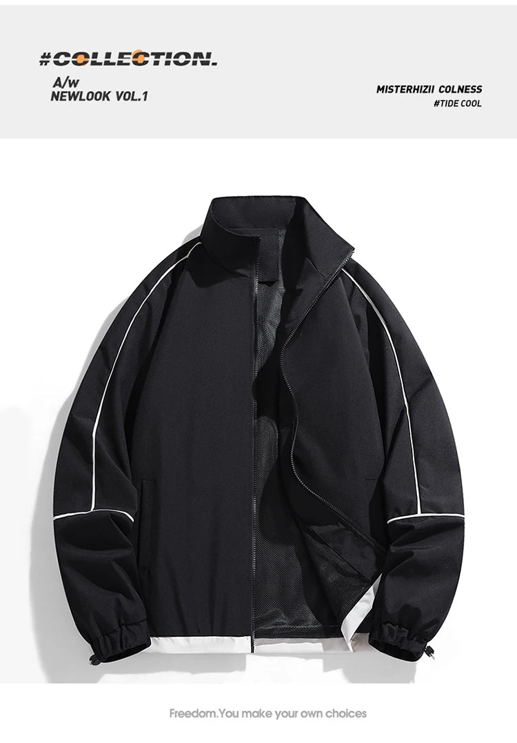 New Men's Jacket 2025 Spring Autumn Thin Windproof Jacket Men's Casual Mountaineering Camping Waterproof Coat Men Clothing