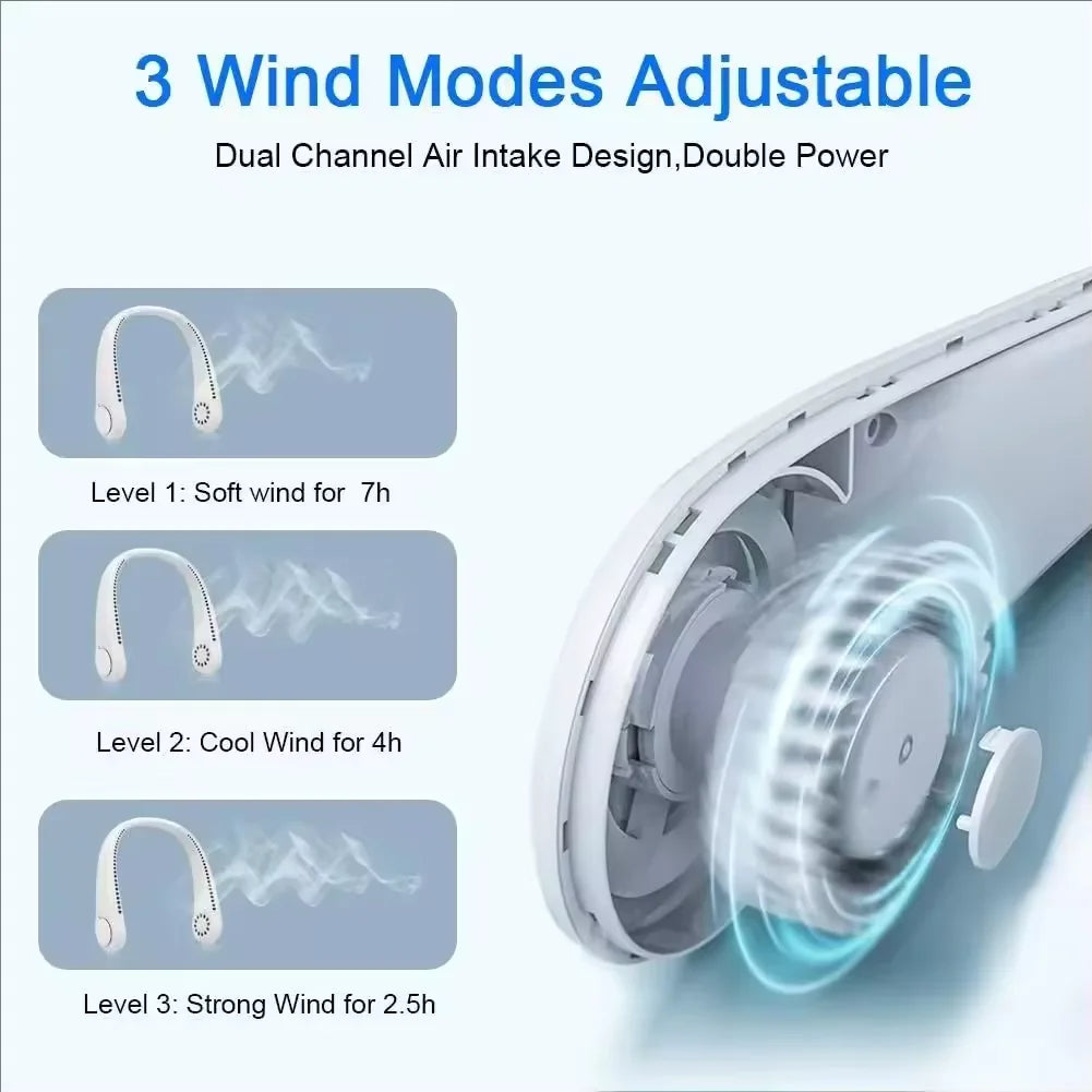 Mini Handheld Fan 3-Speed Strong Wind USB Rechargeable Long Lasting Portable Desk Fan For Students Office Outdoor Travel Camping