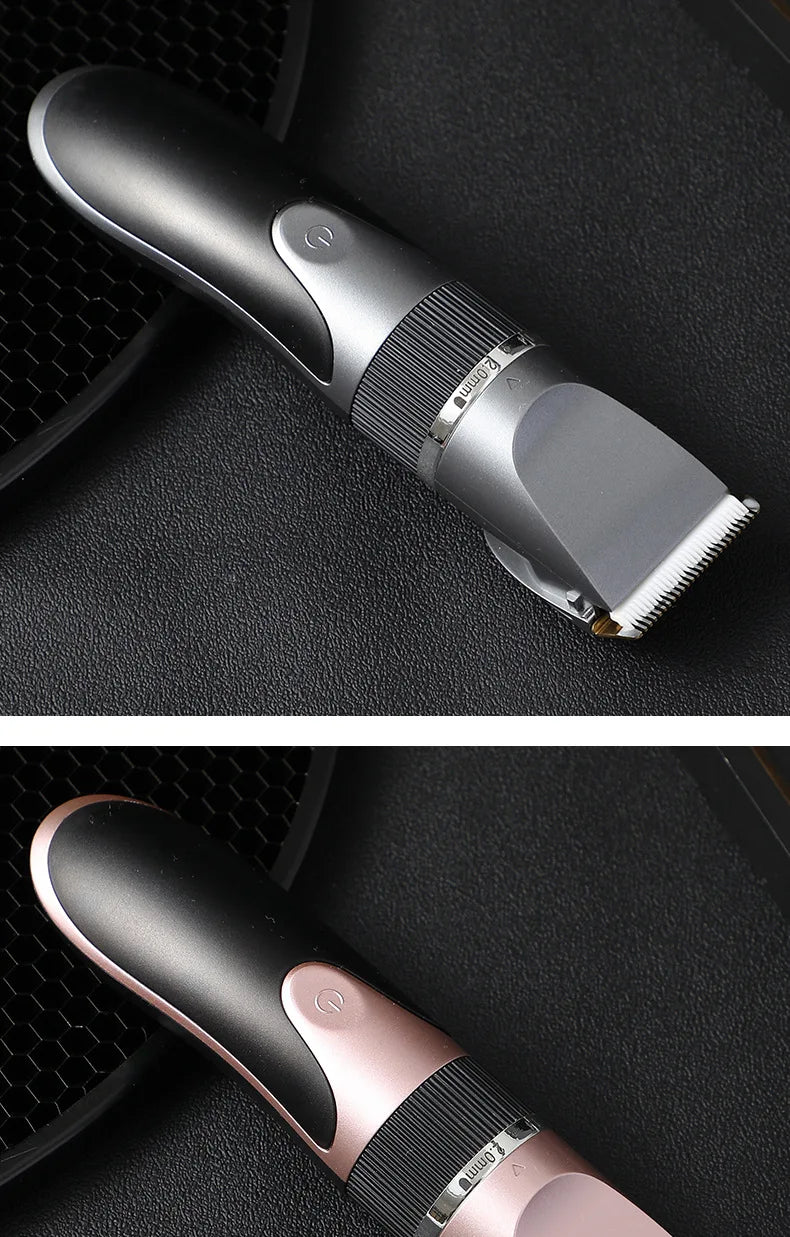 Hair Clipper for Men & Kids - Barber-Grade Beard Trimmer with Ceramic Blades Low Noise Precision Hair Cutting Machine