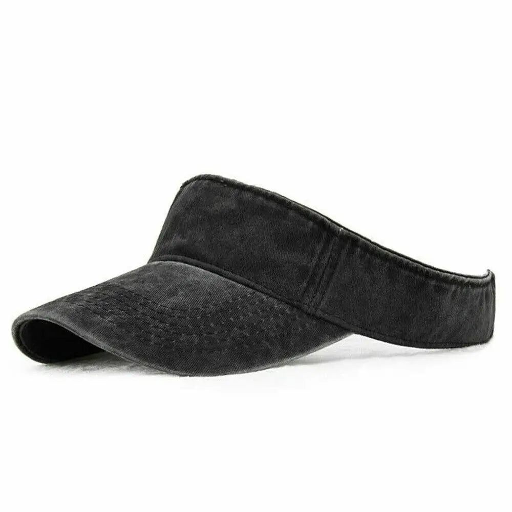 Fashion Men Women Sun Visor Casual Baseball Hat Adjustable Sports Hat Tennis Golf Sport Headband Summer Beach Cap