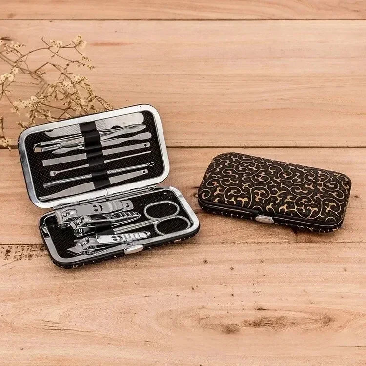 1 Set of 11 Happy Face Nail Tools Nail File Nail Scissors Set