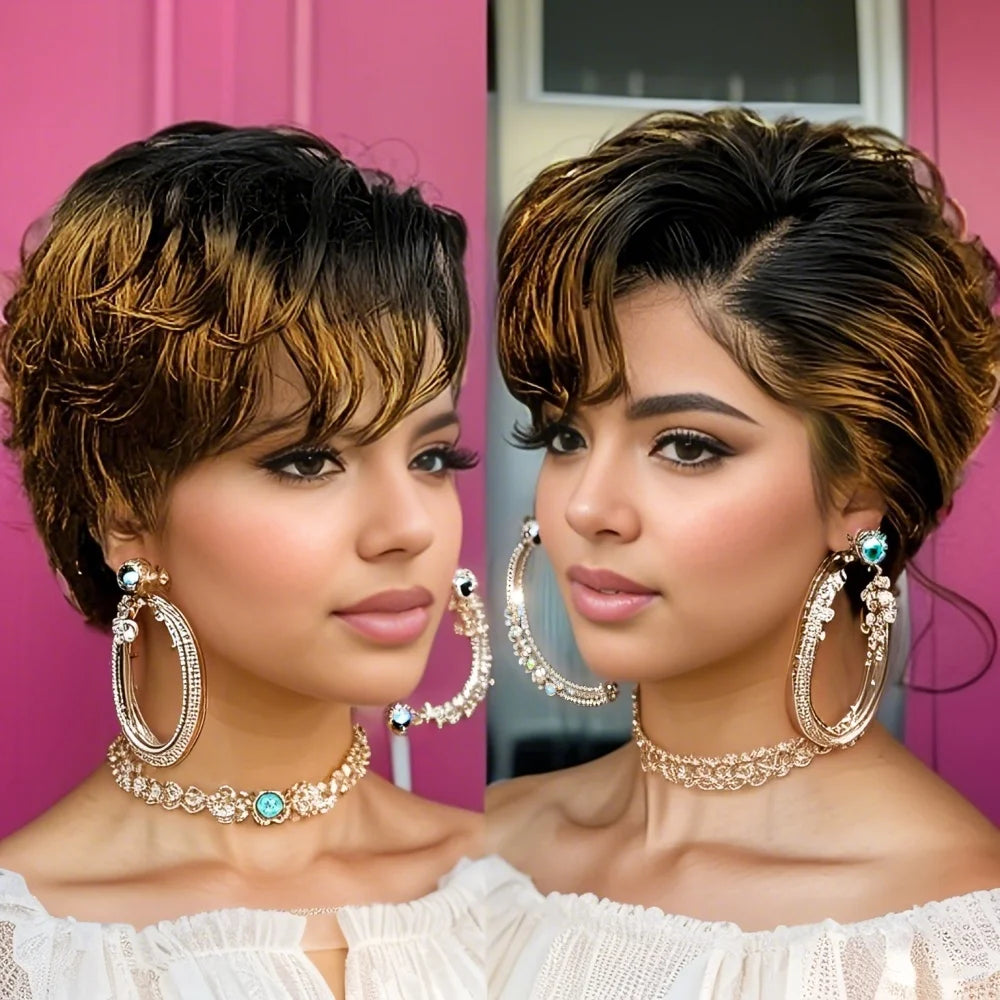 13×4 Lace Front Pixie Wig