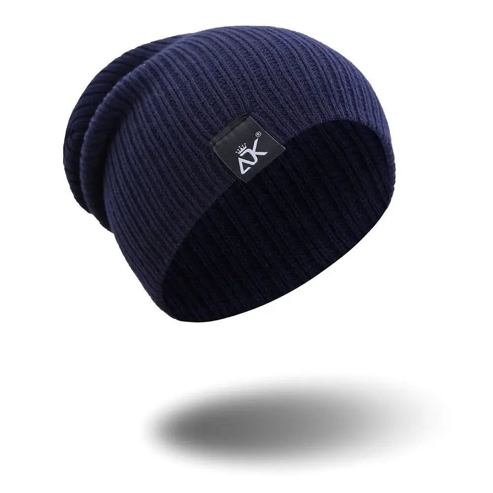 High Quality Woman/Men Solid Cute Warmer Bonnet Winter Autumn Hats Female Beanie Caps Knitted Beanies