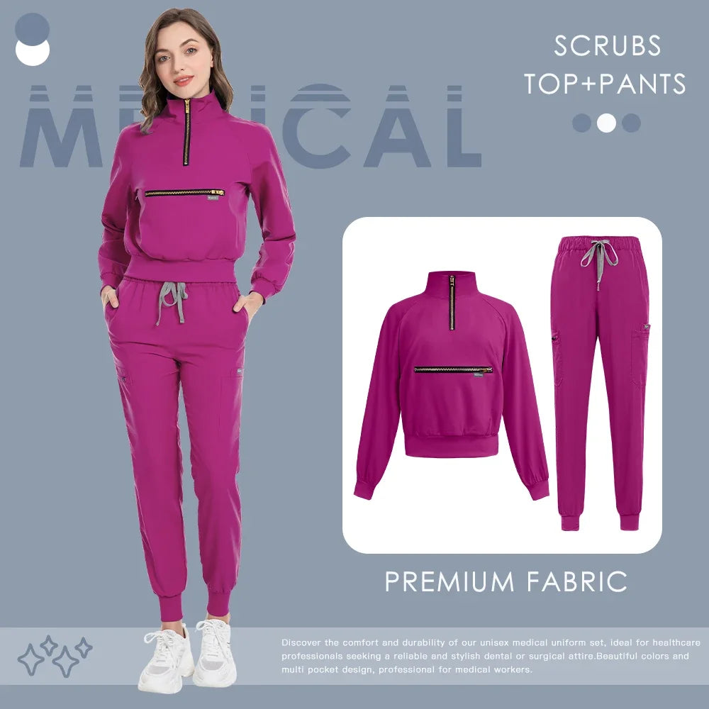 Wholesale Dentistry Workwear Operating Room Work Scrubs Set Hospital Doctor Clothes Medical Nurse Uniforms Clinical Surgery Suit