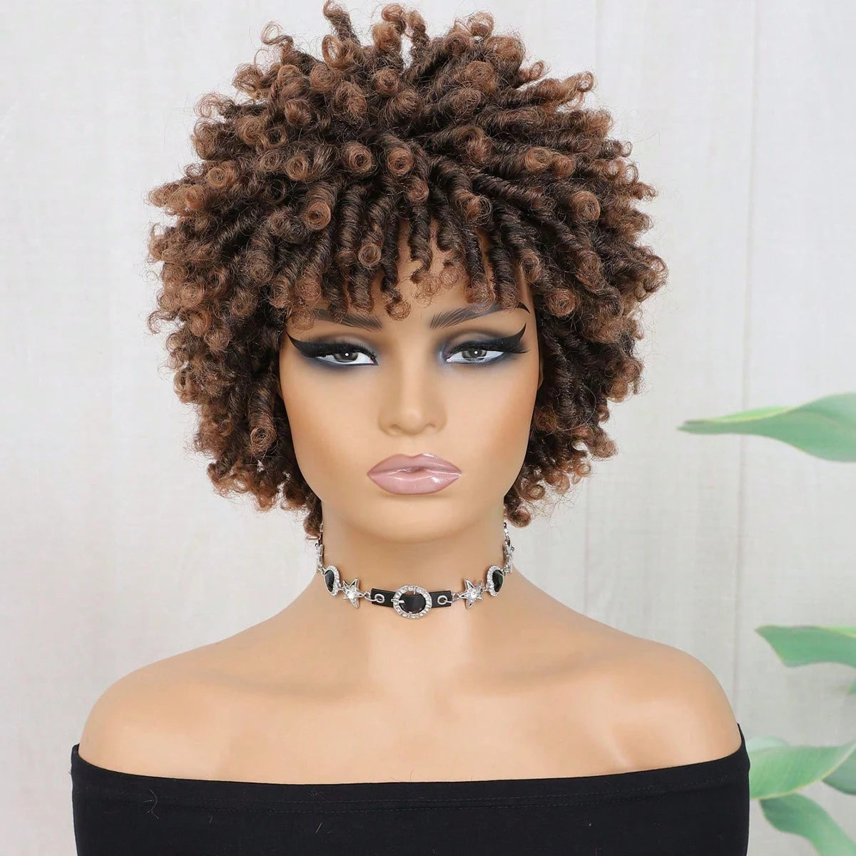 Short Faux Locs Wig