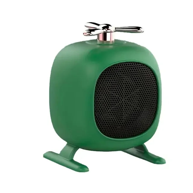 Mini bærbar elektrisk varmeovn – Søt, støysvak skrivebordsvarmer