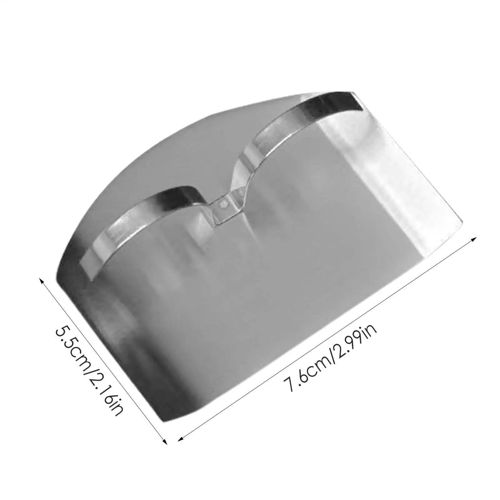 ﻿ Stainless Steel Finger Guards for Cutting, Hand Protector Finger Protector Avoid Injury, Knife Cut Slice Safe Guard