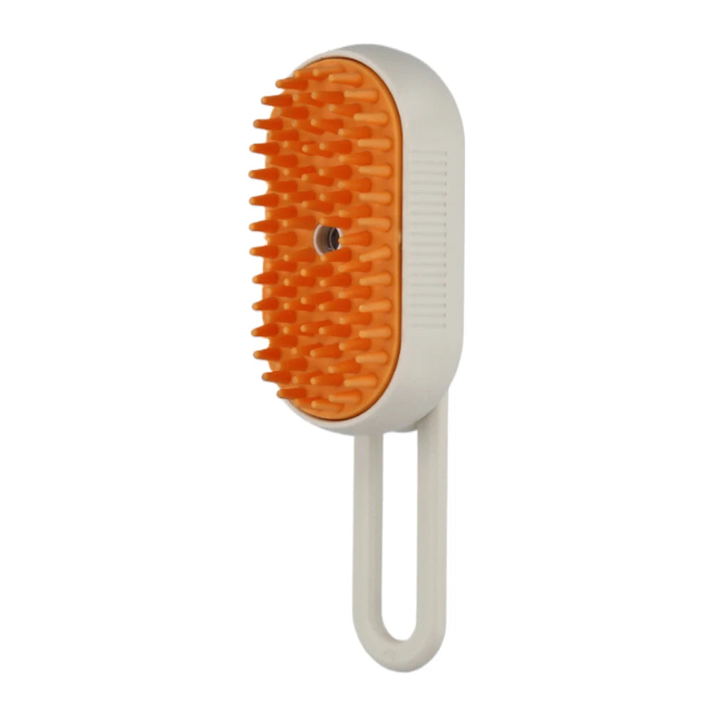 Brosse vapeur électrique 3 en 1 pour animaux – Nettoyage, toilettage et massage