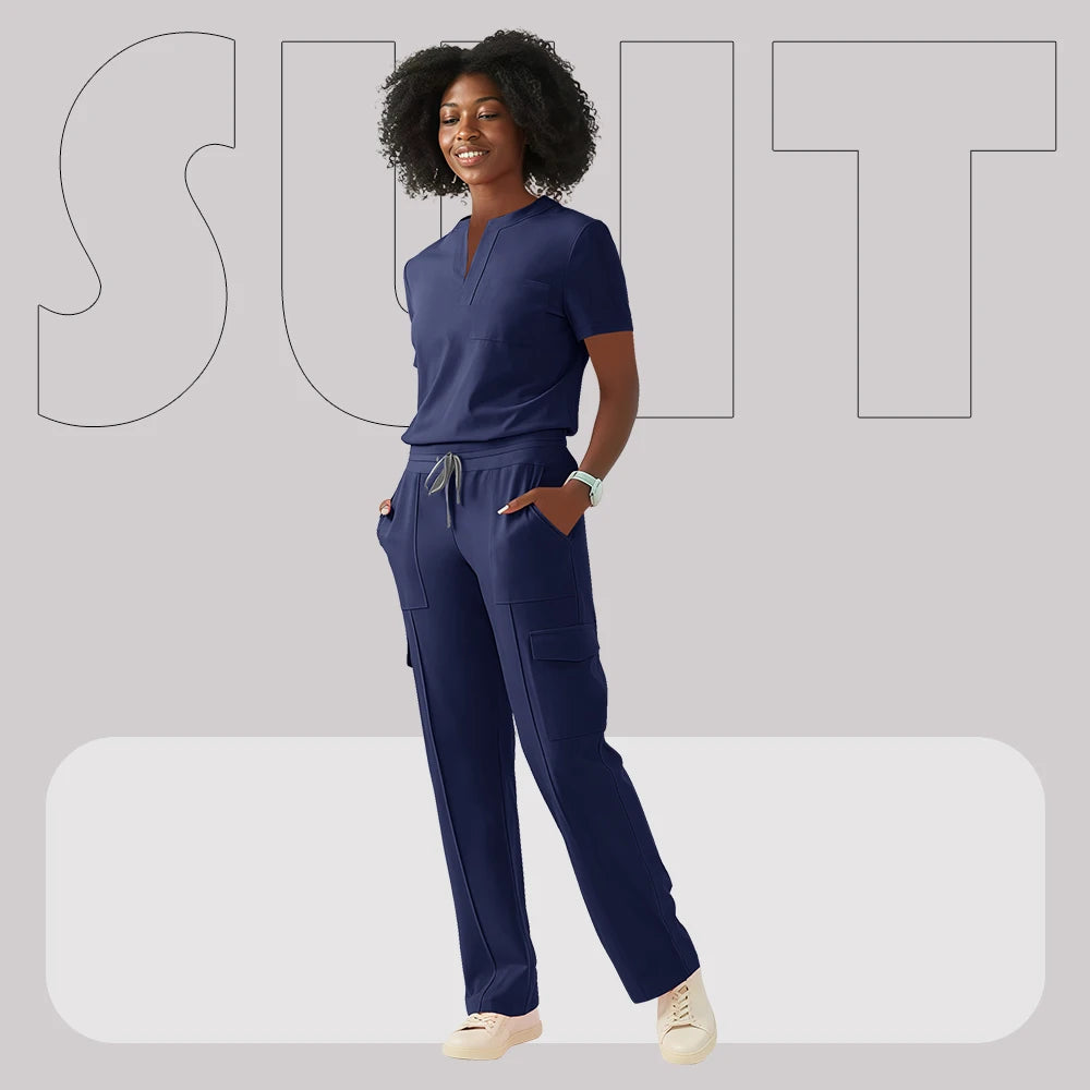 New Dentist Work Clothes Woman Soft Medical Uniform Pet Store Work Wear Surgery Workwear Medical Doctor Nurse Surgical Uniforms
