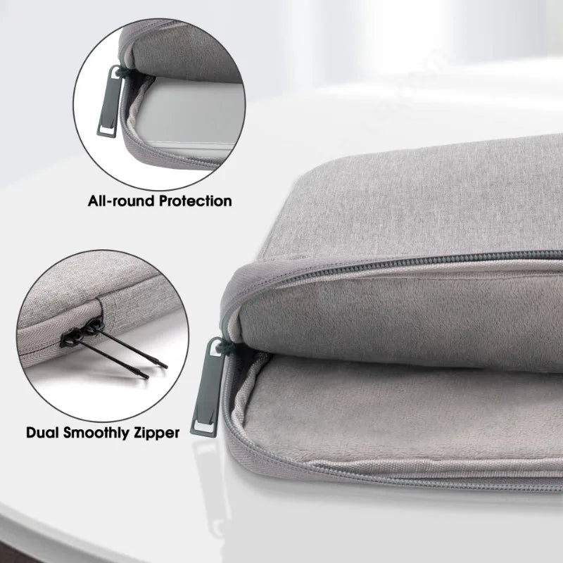 Laptop Sleeve 15.6"Case Cover for Lenovo IdeaPad/ThinkPad HP 15.6"Pavilion Envy x360 ASUS Chromebook Dell Inspiron Acer HandBag