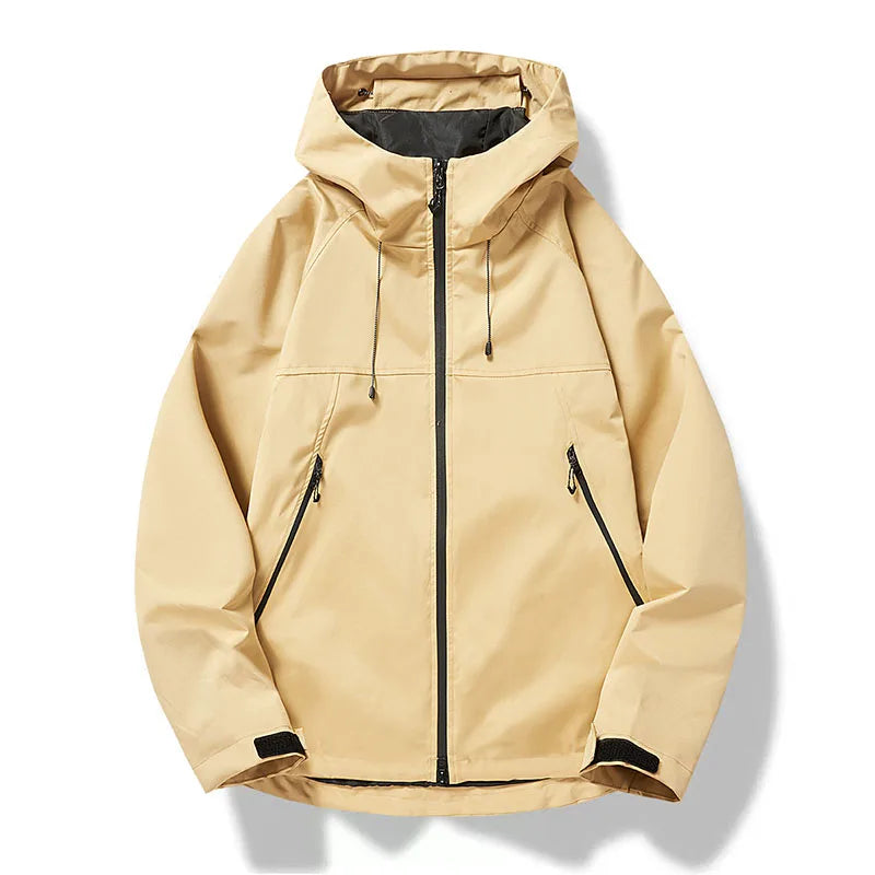Men Jackets Hooded Sports Outdoor Jacket Man Waterproof Breathable Couple Sportswear Unisex Hiking Coats Outwear Men's Clothing