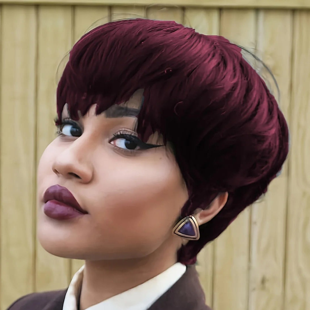 Multi-Color Pixie Wig