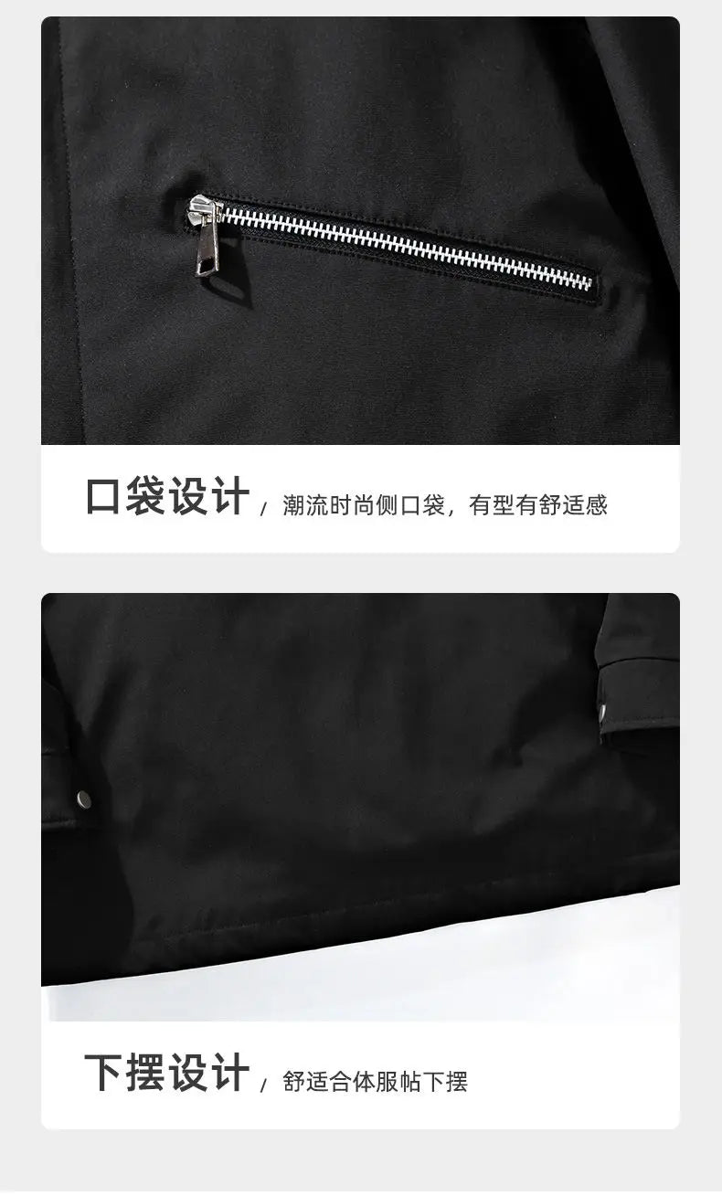 In the spring and autumn , men's casual jackets are fashionable and versatile for business, a trendy and versatile loose