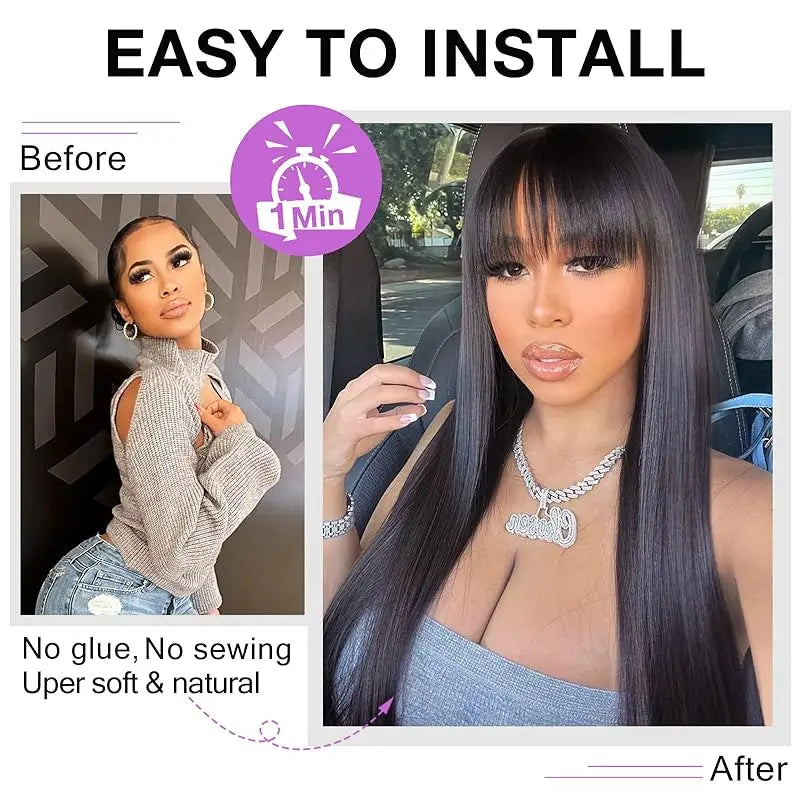 12 inch HD Lace Frontal Wigs 3x1 BOB Lace Front Wigs Human Hair Straight 220 density Full Density human hair wigs For Women