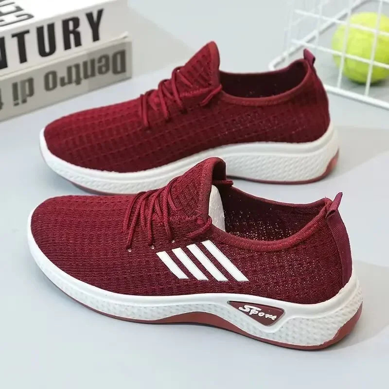 NUEVAS Zapatillas de Coco de Moda para Mujer, Deportivas, Transpirables, con Malla de Suela Blanda, Ligeras e Informales