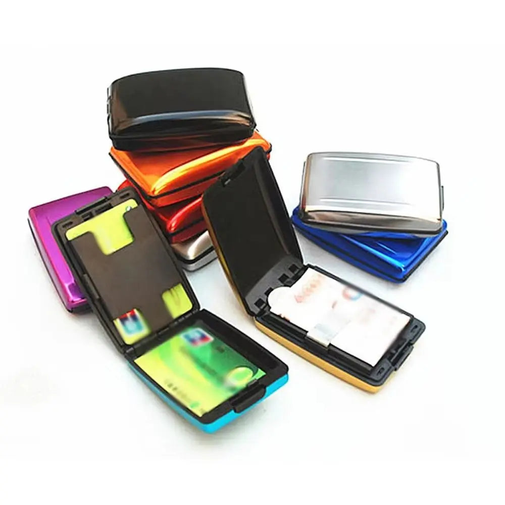Large Capacity Credit Cards Holder Card Case Anti-Theft RFID Blocking Wallet Dust-proof Lightweight Airplane Ticket Protector