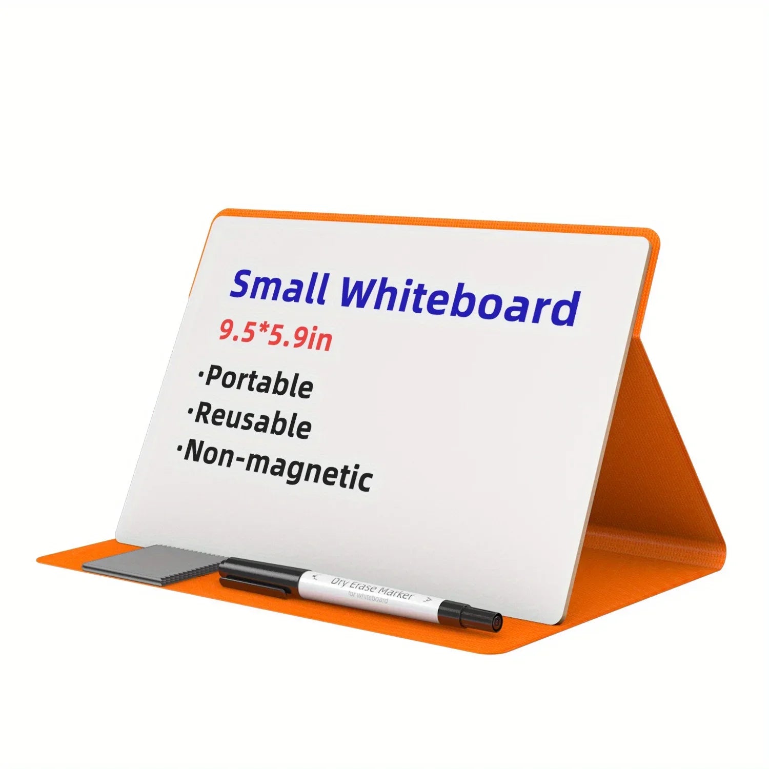 Desktop Easel Whiteboard Dry Erase Whiteboard - Portable Mini Stand Whiteboard Message Board Display Combination Black board