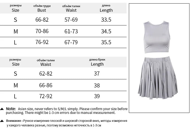 Pink Pleat Skirt Set Women Sexy Backless Tank Top and Mini Skirt Outfits Summer Elegant Solid Basic Casual Two Piece Set 2024