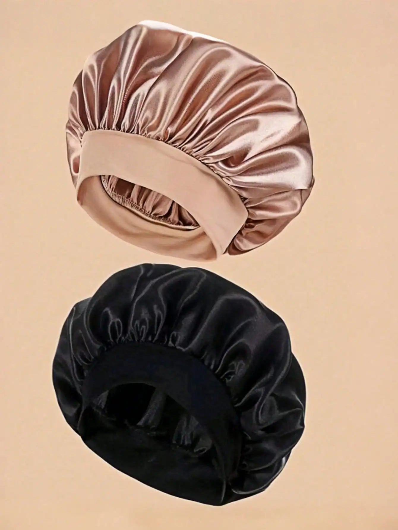 Gorro de satén de seda para dormir