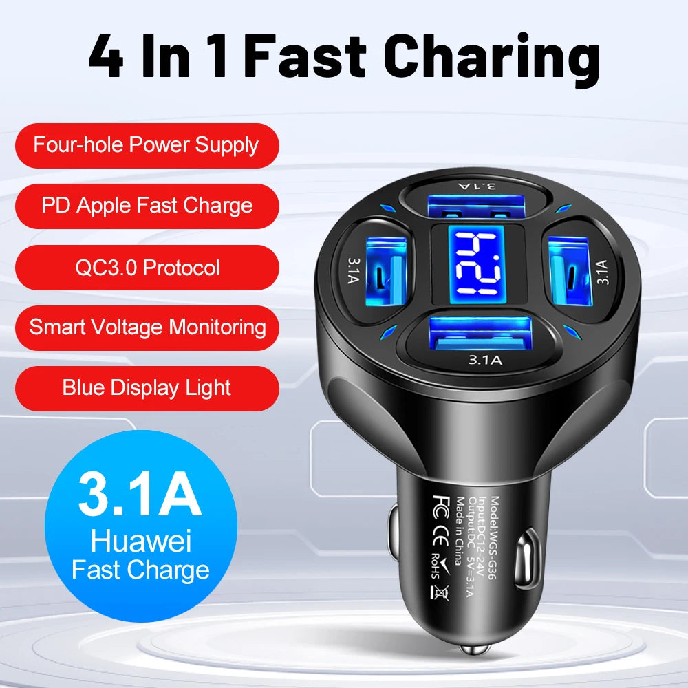 15W Fast Car Charger
