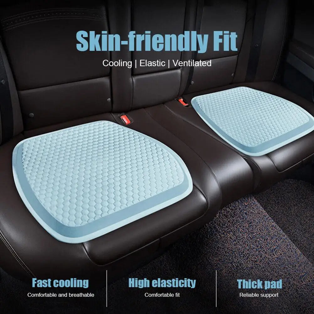 Cool Down Summer with The Universal Car Honeycomb Ice Filigree Gel Cushion Car Seat Cushion Ergonomic and Comfortable for Riding