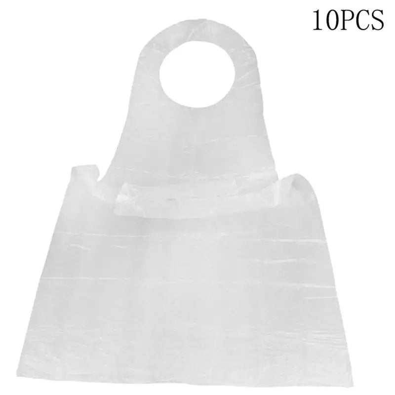 10PCS Disposable Kitchen Aprons Plastic Waterproof Apron Individually Packing Gowns For Men Women Kitchen Protection Accessories