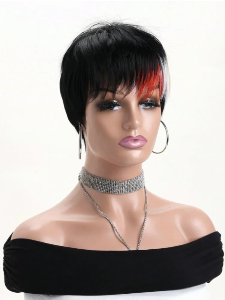 Headband Wig Kinky Straight 26 Inch Kinky Straight Headband Wig Human Hair Glueless Human Hair Wigs Machine Made synthetic