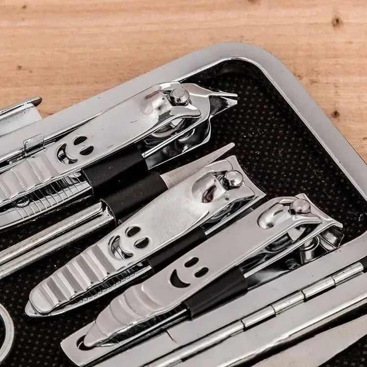 1 Set of 11 Happy Face Nail Tools Nail File Nail Scissors Set