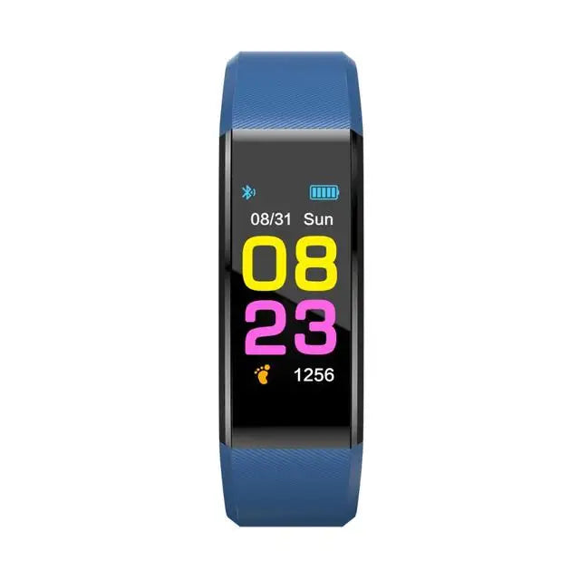 Smart Sports Bracelet Men And Women Pedometer Heart Rate Blood Pressure Fitness Tracker Smartwatch Bluetooth for iOS Android+BOX