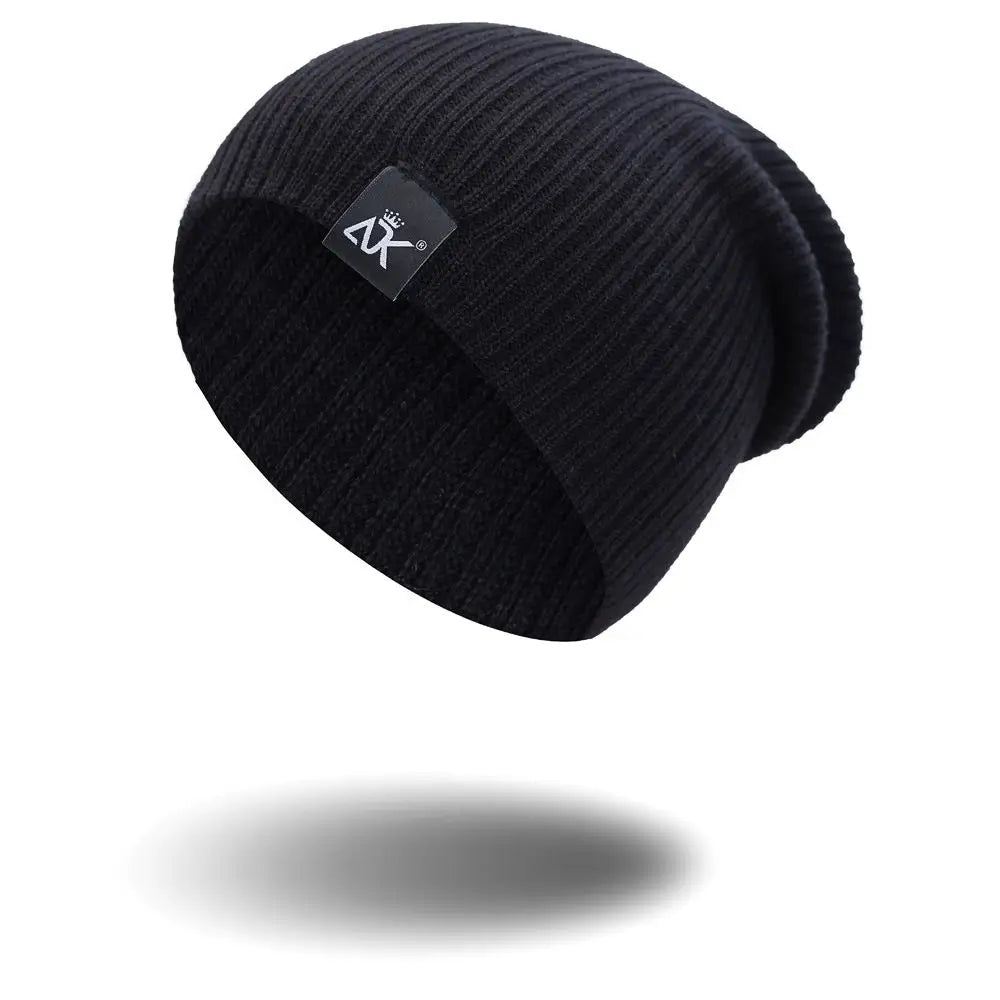 High Quality Woman/Men Solid Cute Warmer Bonnet Winter Autumn Hats Female Beanie Caps Knitted Beanies