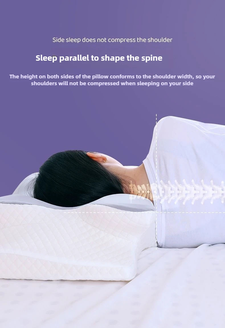 Cervical Pillow Protects Cervical Slow Resilience Memory Cotton Correction Humpback Rich Bag Special Non Collapse Pillow Core
