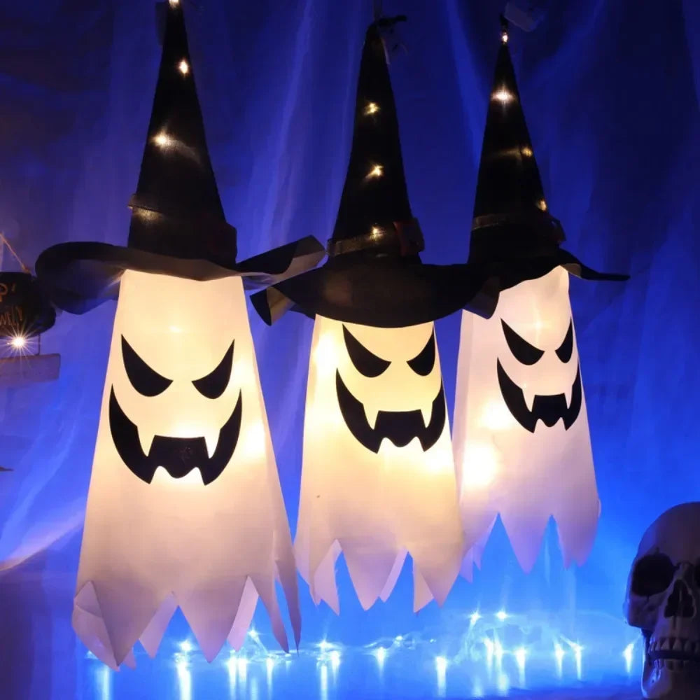 Halloween Decoration Outdoor Party Decoration Indoor Ghost Decoration Ghost Lights Courtyard Party Garden