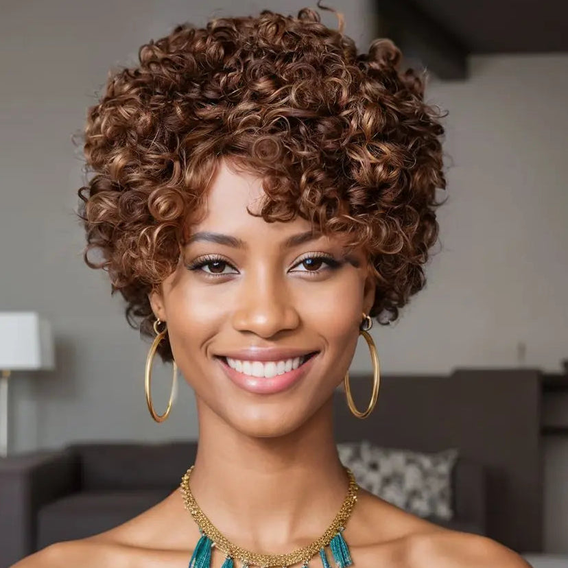 Curly Pixie Cut Wig