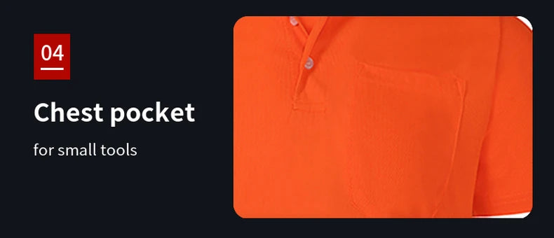 High Visibility Shirts for Work Short Sleeve Breathable Two Tone Workwear Polo Reflective Uniform T-shirt for Men Construction